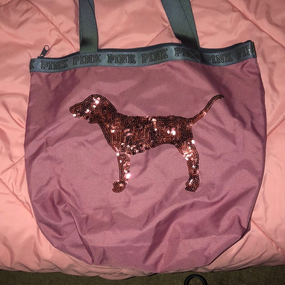 Pink VS Pink tote bag